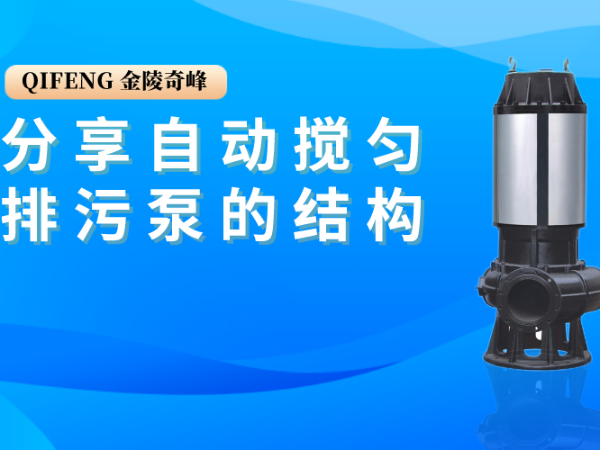 分享自動(dòng)攪勻排污泵的結(jié)構(gòu)